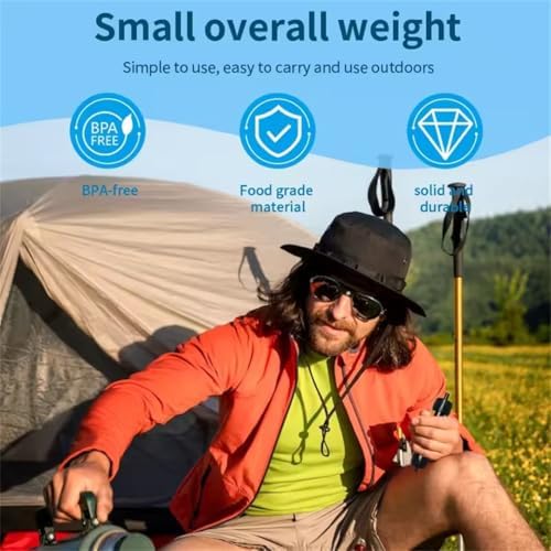 Aquazipo Outdoor Water Filter Straw, Portable Filtration for Camping Emergency (Blue,1) - Image 7