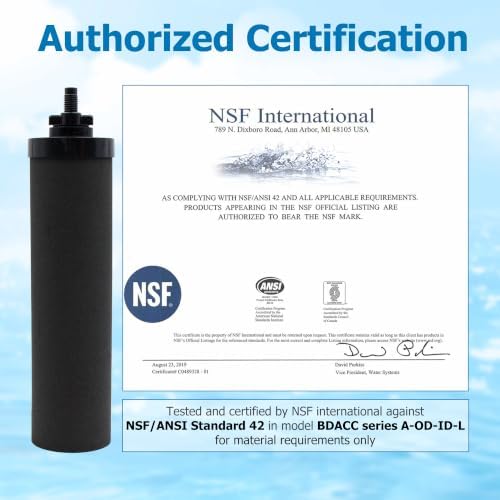 Water Filter Replacement for Berkey® BB9-2 Black Carbon Filters - Image 5