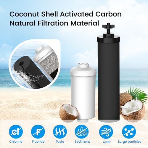 Filterlogic Gravity Water Filter, Replacement for Berkey® BB9-2® & PF-2® - Image 4