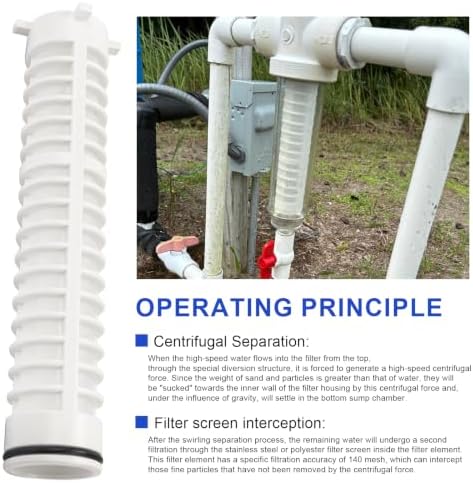 2" 140 Mesh Spin Down Filter Replacement for Rusco Sediment Filter Screen - Image 5