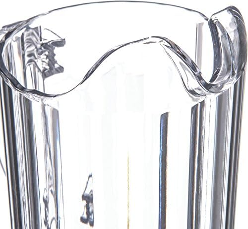Carlisle FoodService Products Pitcher, Plastic Pitcher with Ice Trap for Serving Cold Beverages at Home and in Commercial Setting, 32 Oz, 1 Count, Clear - Image 4