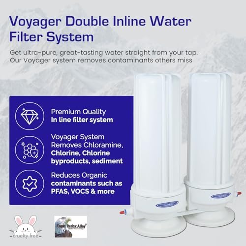 Crystal Quest - Voyager Double Inline Multistage Ultimate Water Filter System - Filters 30,000 Gallons - Image 2