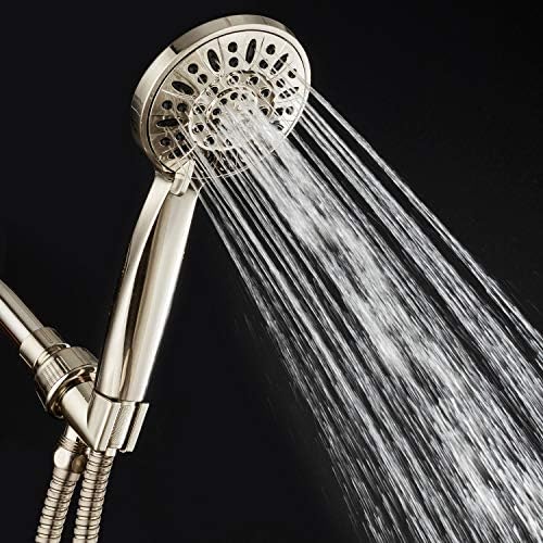 AquaDance High Pressure Luxury 6-mode Ergonomic Handheld Shower Head Set - Image 2