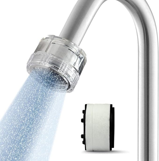 Kitchen and Bathroom Faucet Filter Kit - Includes 10 Adapters - Improves Taste and Odor, Protects Skin and Health - Removes Dirt and Rust (Sediment) by Quick+Parts+Delivery