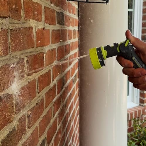 Flexzilla 7-Pattern Adjustable Flow Garden Hose Nozzle Sprayer with Easy to Use Thumb Control, Lightweight & Durable - Image 6