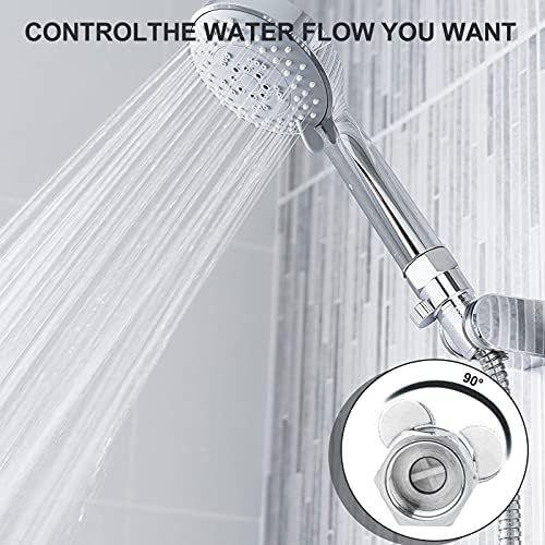 MAYYAYA Brass Shower Head Flow Control Valve, NTP1/2 Metal Shut-off Valve - Image 6