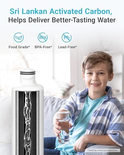 AQUA CREST Water Filter, Replacement for Samsung® DA97-17376B, 4 Pack - Image 4