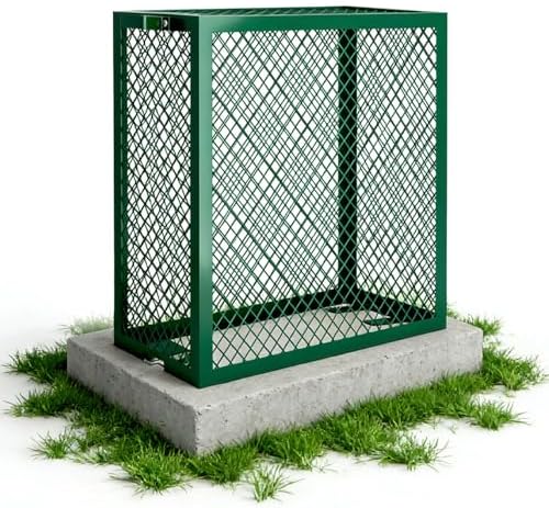 Yeeoy Steel Backflow Preventer Security Cage for Outside 30″L x 13″W x 30″H by Unknown