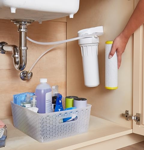 GE Advanced Single Stage Drinking Water System Replacement Filter, Fits GX1S01R Under Sink Filtration System, Replace Every 6 Months, FXULC - Image 4