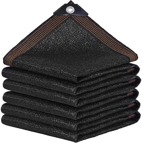 winemana 8x20 FT Black Shade Cloth for Garden, Durable Mesh Tarp Sun Shade by winemana