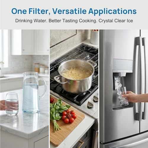 2-Pack 10 x 2.6 inch 0.01 Micron UF ultrafiltration Membrane Replacement cartridges, Universal Quick-Connect Water cartridges, Suitable Household Drinking Water - Image 5