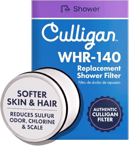 Culligan® Official Shower Filter Replacement WHR-140 Cartridge for Culligan Water Shower Filter Systems WHR-140, WSH-C125, ISH-100, HSH-C135 by CulliganWater