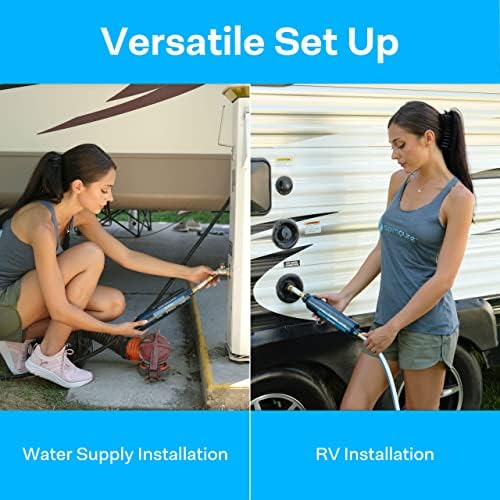 SpiroPure SP-RV100 RV Water Filter Multi-Stage Inline with Hose Protector - Image 3