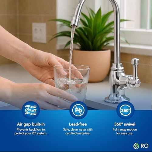 Kind Water 6-Stage Reverse Osmosis Drinking Water System with Chrome Faucet (Chrome) - Image 4