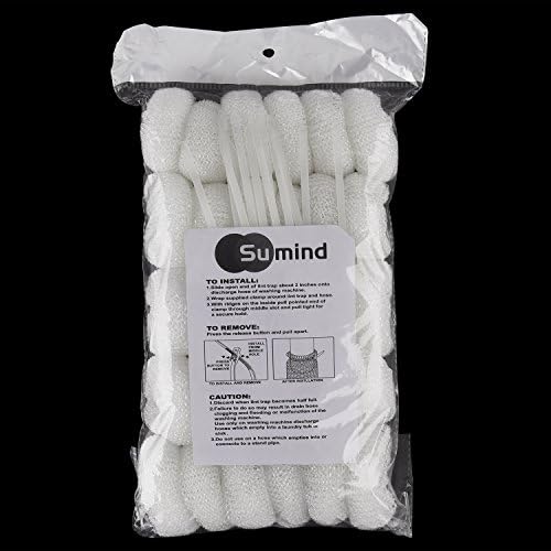 Sumind 30 Pack Nylon Lint Trap Washing Machine Fabric Mesh - Image 2
