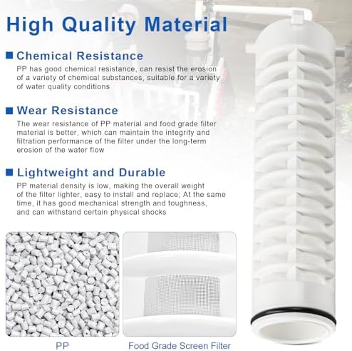 1-1/2" 140 Mesh Spin Down Replacement Filter Screen, Spin Down Sediment Filter Replacement for 1 1/2-140 Rusco Spins Down Filters for Well Water and Sprinkler Irrigation - Image 3