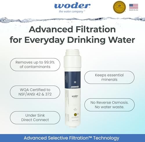 Under Sink Water Filter System, No Drilling, WQA Certified, US Made - Image 2