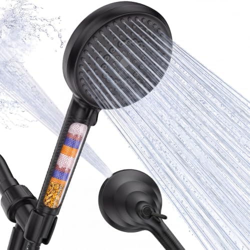 KOSNEW Filtered Shower Head with Handheld, 9 Spray Modes with 1PCS Filter by KOSNEW