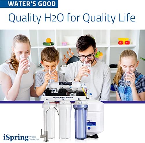 iSpring RCC7P, 75 GPD Reverse Osmosis System with Pump, 5-Stage Boosted Performance Under Sink RO Water Filtration System with Patented Top-Mounted Faucet Design for Easy Installation - Image 2
