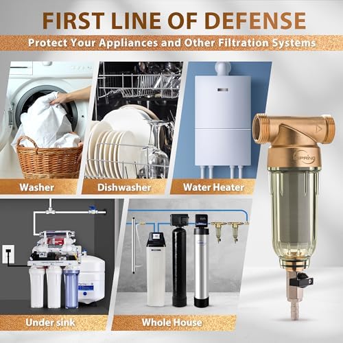 iSpring WSP2PK15 2-Stage Spin Down Sediment Filter Set, 50 and 100 Micron - Image 3