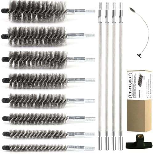 50 in Pipe Cleaning Brush Set with Stainless Steel Bristles by Ctsyuqoo