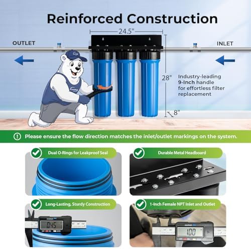 iSpring Chloramine & Heavy Metals Whole House Water Filter System - Image 5
