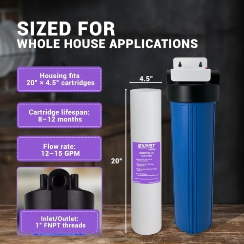 Whole House Sediment Water Filter 20" x 4.5" - EZ-3100 - Image 6