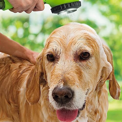 CONAIRPROPET Deluxe Indoor/Outdoor Pet Washer, Dog Shower Attachment with Dual Connectors to Easily Attach, Soft Rubber Massage Fingers, Dual Spray Modes - Image 7