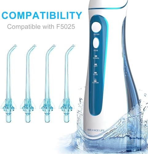 Replacement Tips for Oralfree Nicwell Water Flosser,4 Classic Jet Tips - Image 3