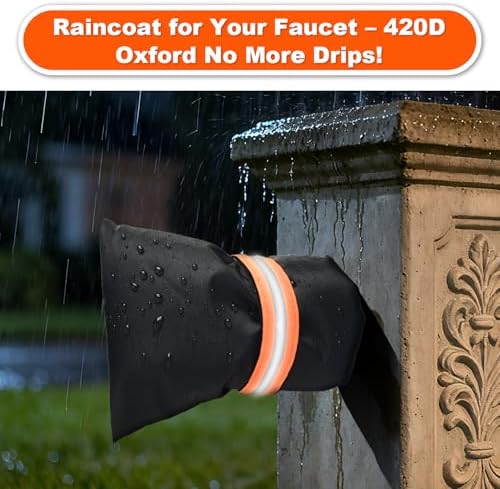Outdoor Faucet Hose Bib Wall Taps Outside Covers, Black,1pc - Image 6