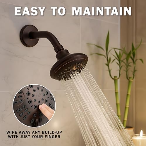 Aqua Elegante 6 Function Luxury Shower Head - 1.8 GPM - Oil-Rubbed Bronze - Image 6