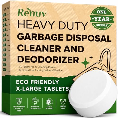 Renuv® Dishwasher Cleaner + Garbage Disposal Cleaner, 12 Tablets Each - Image 2