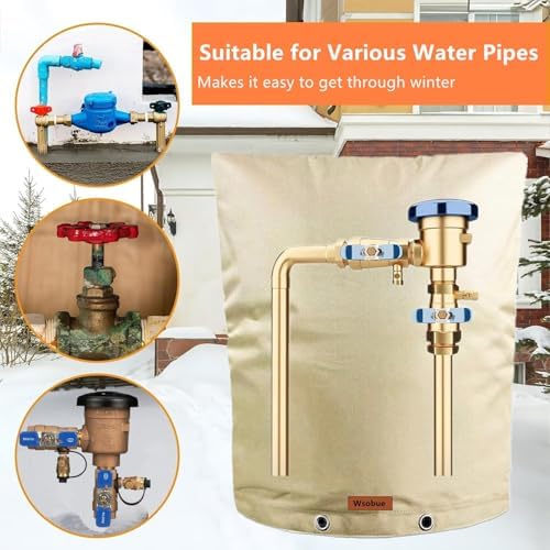Insulated Backflow Covers,Outdside Pipe Insulation Cover(5°F) - Image 3
