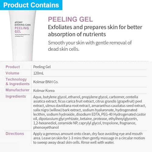 GASHINA STORY Ato-my Evening Care 4 set - Evening Care Foam Cleanser + Deep Cleanser + Peeling Gel + Peel-Off Mask - Image 5