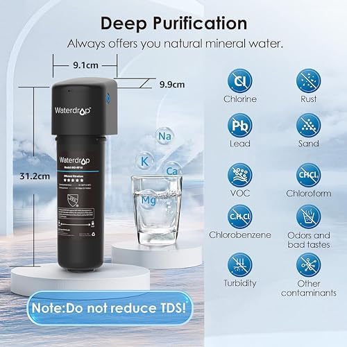 Waterdrop 10UB-B Under Sink Water Filter System with Dedicated Black Faucet - Image 2