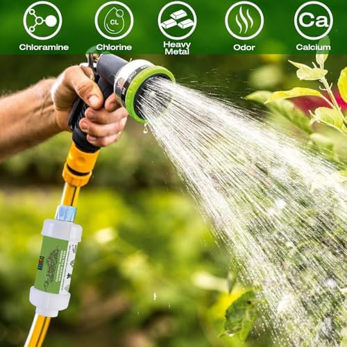 H&G lifestyles Garden Hose Filter for Hard Water,Chlorine Filter for Plants - Image 3