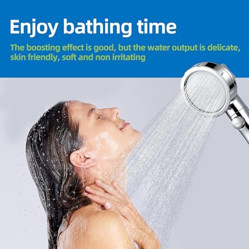 High Pressure Handheld Shower Head with ON/OFF Pause Switch 3 Spray Modes Water Saving High Pressure Shower Heads,Detachable Showerhead Equipped - Image 5