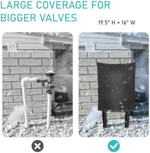 Backflow Preventer Cover 20"H x 17"W for Sprinkler Winter Freeze Protection - Image 6