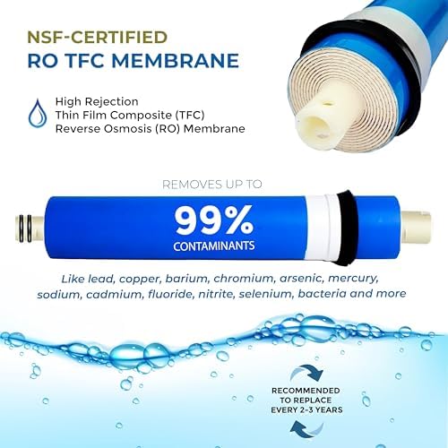Anchor 1-Year Replacement Water Filter Cartridge Set for 5-Stage Reverse Osmosis System (50 GPD) - Image 2