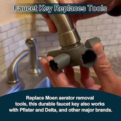 Faucet Aerator Removal Tool, Faucet Key Tool for Faucet Repair in Kitchen and Bathroom, 10-in-1 Aerator Key for Sink Faucet in Size M16.5,M18.5,M21.5,M22,M24,M28,TT,TF,STD,TJ - Image 3
