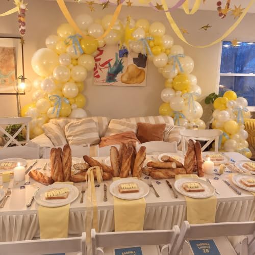 Pastel Yellow Balloon Arch Kit for Butter Birthday Decorations - Image 3