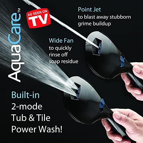 AquaCare 50-mode High Pressure 7 inch Shower Head Combo w/Dual Power Wash - Image 4