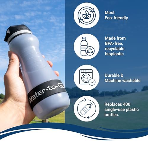 Water-to-Go Water Purifier Bottle for Hiking, 18.5oz Value Bundle - Image 6