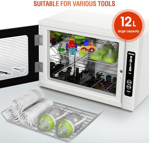 UV Sanitizer Cabinet. UV Light Sanitizer Box with Timer Setting, Suitable for Cleaning of Various Items - Image 4