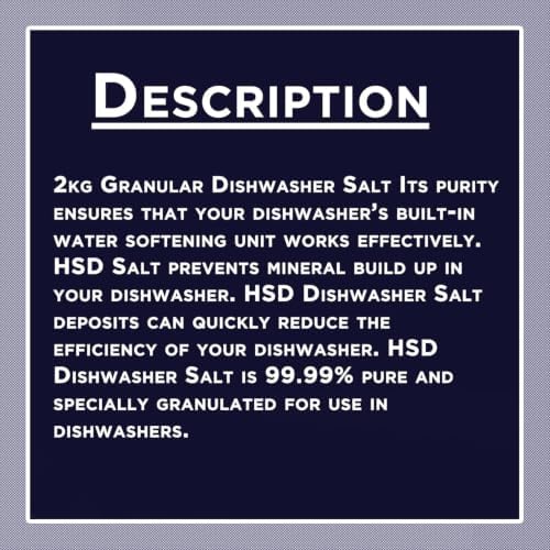 4.4 LB Dishwasher Salt, Water Softener Salt for Dishwashers (Pack of 6) - Image 5