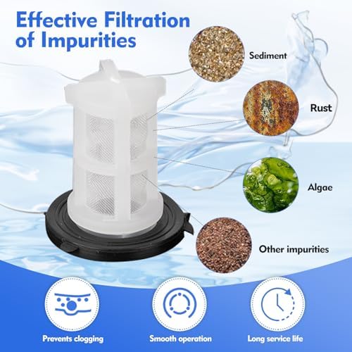 5Pcs Pressure Washer Water Inlet Filter Replacement, 3/4" Thread Quick Connector Car Washing Machine Water Filters for PW909103K Garden Hose Adapter - Image 4