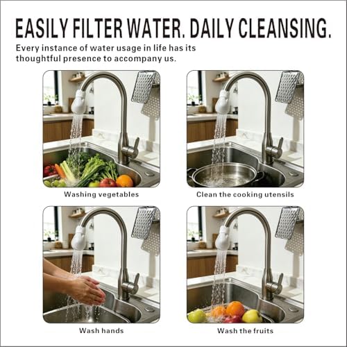 50pcs Faucet Filter Cotton Bag, One-Time Water Filter for Kitchen Sink Faucet, Removing Impurities and Fluorine and Chlorine, Suitable for Household Kitchen and Bathroom - Image 2