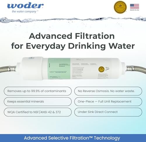 Under Sink Water Filter, Direct Connect to Main Faucet, Compact Size - Image 2