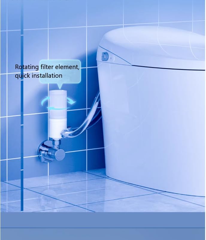 Smart toilet seat filter element water purifier (scale - inhibiting type: one inlet and one outlet/one inlet and two outlets)，20mm Por (one inlet and one outlet（Whole set）) - Image 7