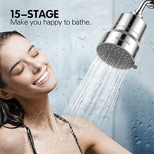 Filtered Showerhead with Shower Filter Cartridge for Remove Chlorine - Image 3
